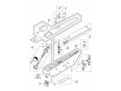 SPCG013800 kit korpusu pre TOONA5...
