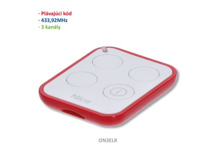 Vysielač 3-kanálový obojsmerný, 433MHz, plávajúci kód