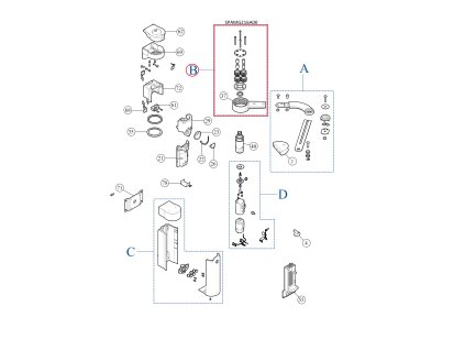 SPAMG216A00 kit ramena pre WALKY