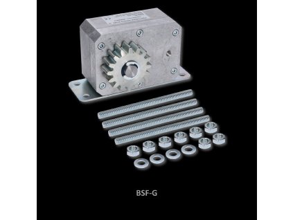 Hydraulická  brzda pre posuvné brány vo svahu, zataženie max. 30Nm, pre tažšie brány