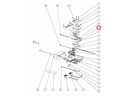 470MOTO018A00 Motor 24V s prevodovkou a enkóderom pre HA7/10