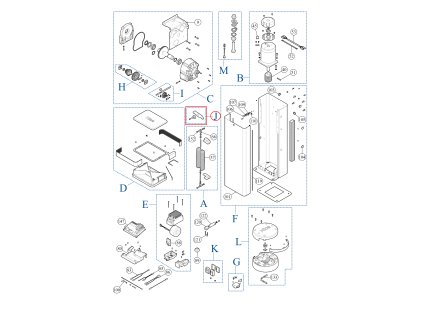 SPAMG099A00 rameno pre pružinu LBAR a M7BAR