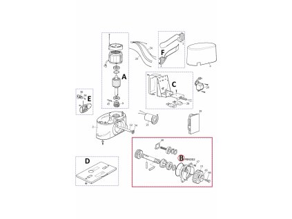 PRRO02 - kit hriadeľa pre Robo