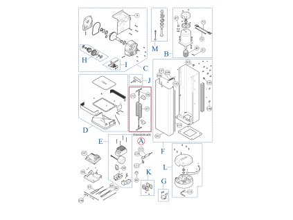 SPAMG091A00 kit pružiny pre M3BAR / M5BAR