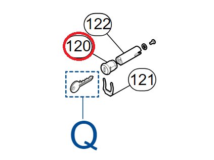 CM-N2.1630 zámok pre M3BAR/M5BAR