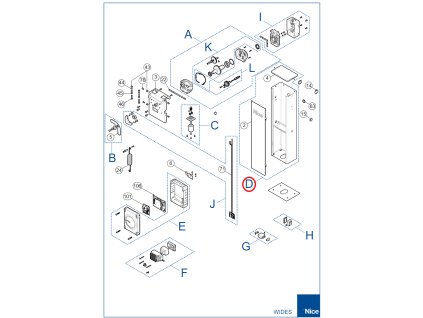 SPCAB02000 kit krytu pre WIDES