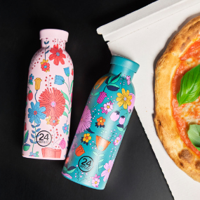 Italské lahve na pití, termosky a termohrnky 24bottles