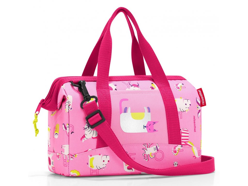 Reisenthel dětská cestovní taška Allrounder XS kids abc friends pink 1