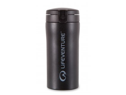 LifeVenture - termohrnek Flip Top Thermal Mug černý matný