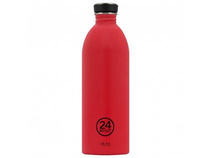 24Bottles nerezová lahev na vodu Urban Bottle 1000 ml Hot Red 1