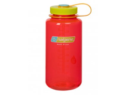 NALGENE láhev na pití Wide Mouth 1000 ml Pomegranate