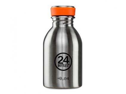 Nerezová lahev 24bottles Urban Bottle 250 ml Steel 1