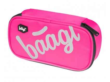 Baagl školní penál etue skate Pink