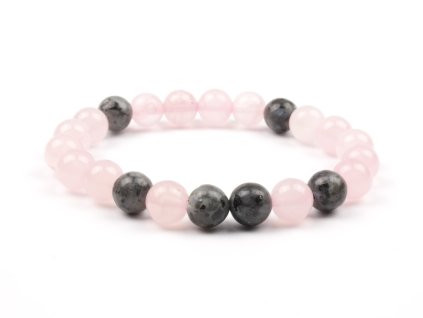Moni - dámský náramek růženín labradorit