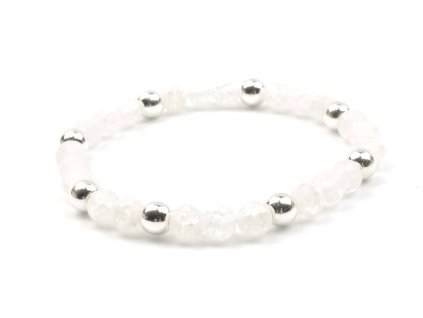 Moni - dámský náramek křišťál praskaný hematit