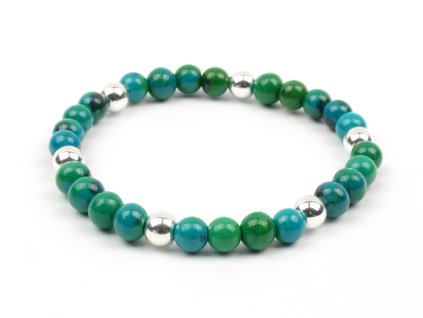 Moni dámský náramek chryzokol hematit