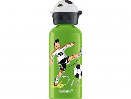 SIGG dětská láhev na pití pro malé fotbalisty o objemu 400 ml