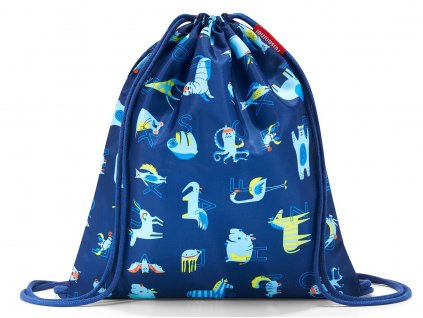 Reisenthel dětský sportovní sáček na záda Mysac abc friends blue 1