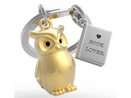 MTM přívěsek na klíče sova s knihou 1