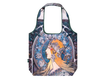 Skládací nákupní taška v klasickém designu Alfonse Muchy - Zodiac 1