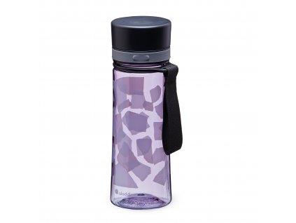 Aladdin plastová láhev na vodu Aveo Aqua Purple Print 350 ml 1