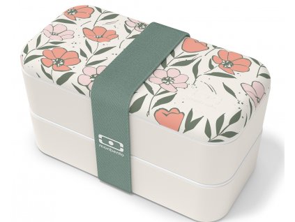 Monbento Bento box na jídlo do práce MB Original graphic Bloom 1