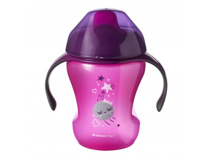 Tommee Tippee netekoucí hrnek Explora Easy Drink 230ml 6m+ růžový 1