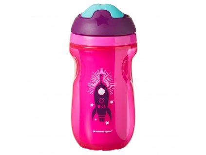 Tommee Tippee netekoucí termohrnek pro malé děti Explora 260ml 12m+ růžový 1