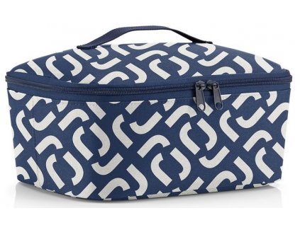 Reisenthel cestovní termotaška Coolerbag M pocket signature navy 1