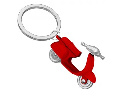 MTM přívěsek na klíče scooter Vespa v červené lesklé barvě 1