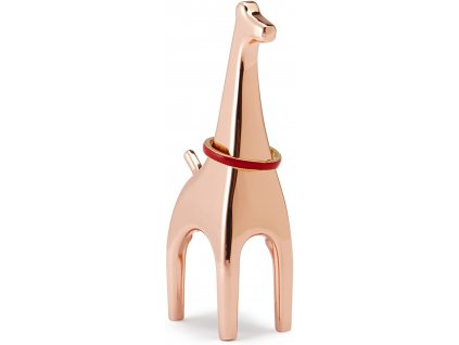 Umbra dekorativní stojánek na prstýnky Giraffe rose gold 1