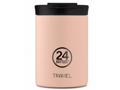 24Bottles nerezový termohrnek nejen na kávu Travel Tumbler Dusty Pink 350 ml 1