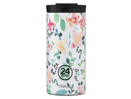 24Bottles nerezový termohrnek Travel Tumbler Little Buds 600 ml 1