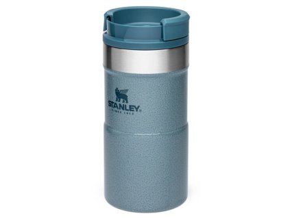 STANLEY nerezový termohrnek NEVERLEAK 250 ml kladívkově modrý 1