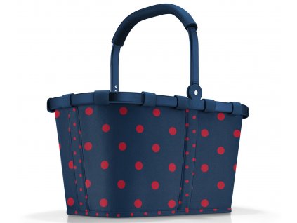 Reisenthel kvalitní nákupní košík Carrybag frame mixed dots red 1