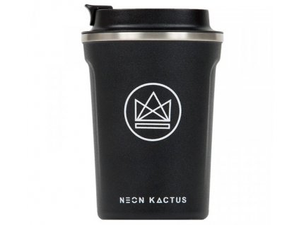 Neon Kactus nerezový termohrnek černý 380 ml 1