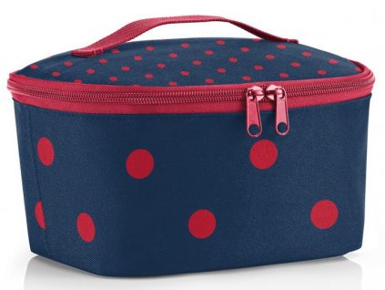 Reisenthel termotaška Coolerbag S pocket mixed dots red 1