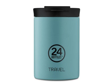 24Bottles nerezový termohrnek Travel Tumbler Powder Blue 350 ml 1