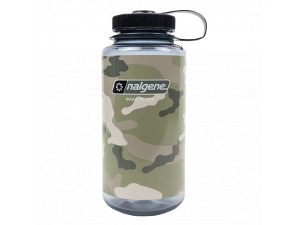 NALGENE - láhev na pití Wide Mouth Sustain 1000 ml Black Camo 1