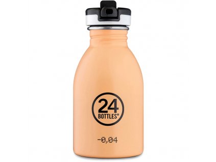 24Bottles dětská nerezová lahev Kids Bottle 250 ml Peach Orange 1