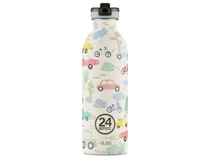 24Bottles dětská nerezová lahev Kids Bottle 500 ml Adventure Friends 1