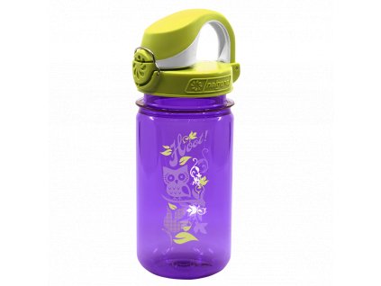 NALGENE - dětská láhev On The Fly 350 ml Sustain Purple Hoot 1