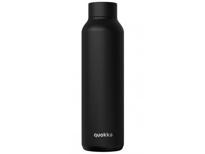 Quokka nerezová láhev Solid černá 850 ml