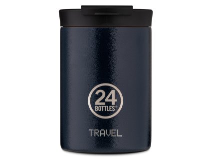 24Bottles nerezový termohrnek Travel Tumbler Deep Blue 350 ml