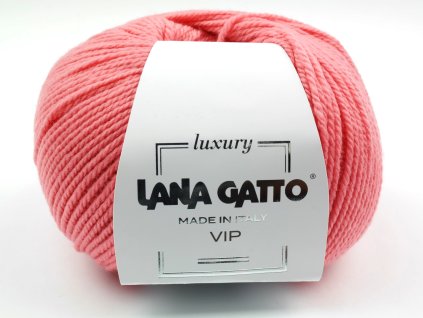 Lana Gatto pletací příze vlna merino kašmír VIP starorůžová