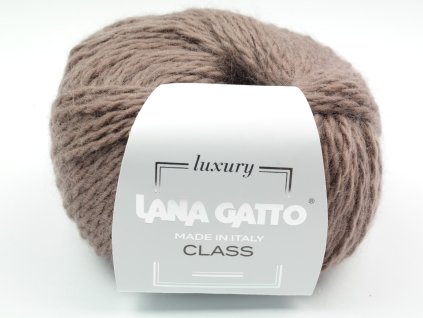 Lana Gatto pletací příze vlna merino angora CLASS světle hnědá
