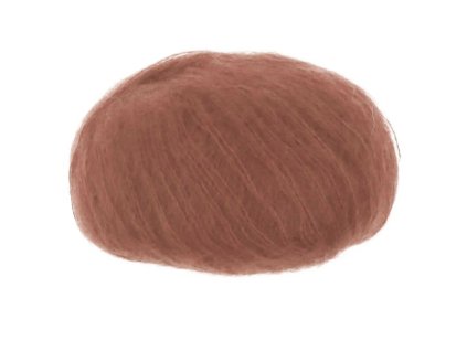 Lana Gatto pletací příze mohér hedvábí SILK MOHAIR mattone 13737