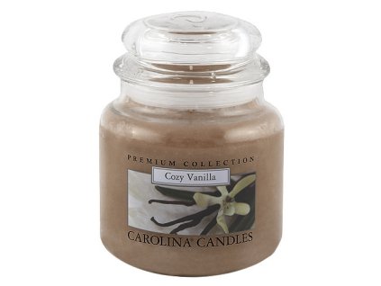 Carolina Candles svíčka ve skle Vanilka 425 g