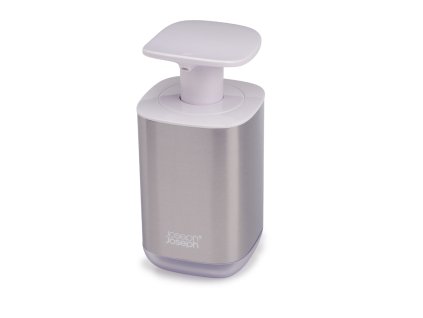 Joseph Joseph dávkovač mýdla Presto Steel 350ml bílý