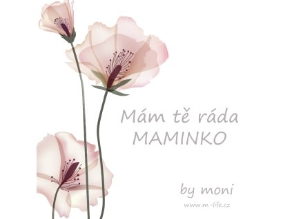 41764 karticka mam te rada maminko